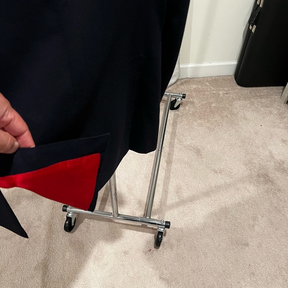 Slight worn Suit Supply 42 R Navy Sienna Suit Coat - Picture 10 of 11